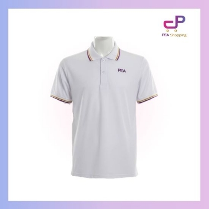 รูปภาพของ  เสื้อโปโลสีขาว ตราสัญลักษณ์ PEA