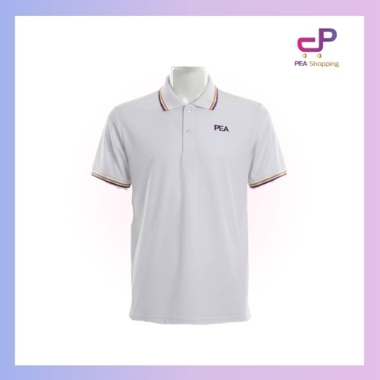 รูปภาพของ  เสื้อโปโลสีขาว ตราสัญลักษณ์ PEA